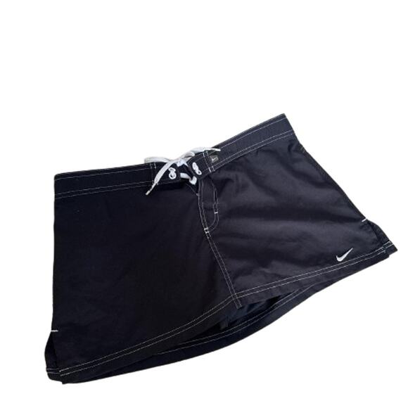 Vintage Black Nike Swim Skirt Tie Built in Bottoms Size Medium - Picture 1 of 3